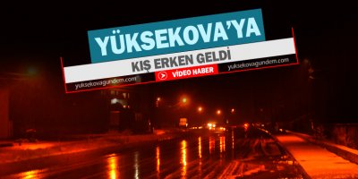 Yüksekova'da Kar Yağışı