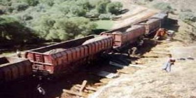 Demiryolunda patlama