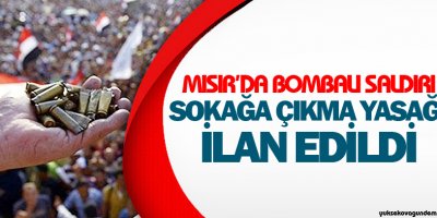 Mısır'da bombalı saldırı: 29 ölü