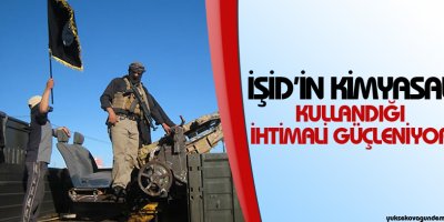 DAİŞin kimyasal kullandığı ihtimali güçleniyor