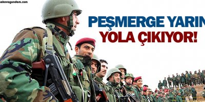 Peşmerge yarın yola çıkıyor!