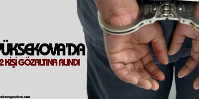 Yüksekova'da 2 Kişi Gözaltına Alındı