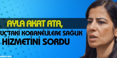 Ata, Suruç'taki Kobanêlilere sağlık hizmetini sordu