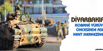 Kobanê yürüyüşü öncesinde asker kent merkezine indi
