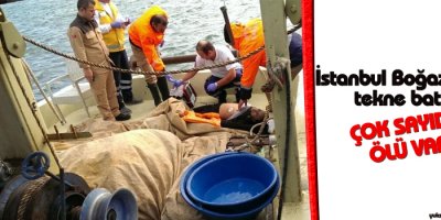 İstanbul Boğazında tekne battı