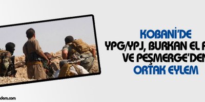 Kobanide YPG/YPJ, Burkan El Fırat ve Peşmergeden ortak eylem