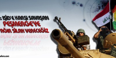 Irak: IŞİDe karşı savaşan Peşmergeye ağır silah vereceğiz