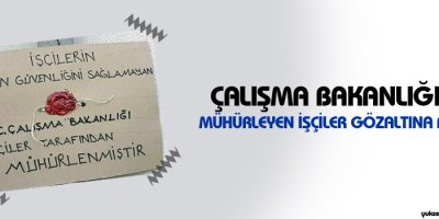 Çalışma Bakanlığını mühürleyen işçiler gözaltına alındı