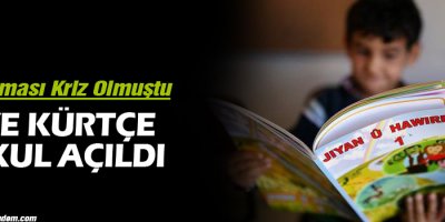 Kürtçe okul açıldı