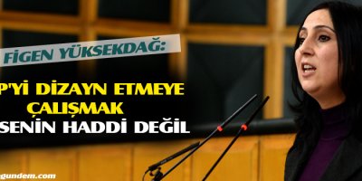 Yüksekdağ: HDP'yi dizayn etmeye çalışmak kimsenin haddi değil
