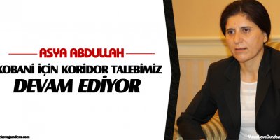Abdullah: Kobani için koridor talebimiz devam ediyor