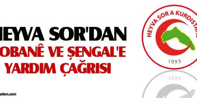 Heyva Sor'dan Kobanê ve Şengal'e yardım çağrısı