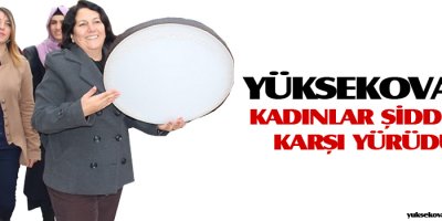 Yüksekovalı Kadınlar Şiddete Karşı Yürüdü