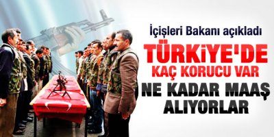 Türkiye'de kaç korucu var?