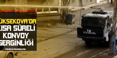 Yüksekova'da Kısa Süreli Gerginlik