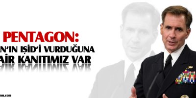 Pentagon: İranın IŞİDi vurduğuna dair kanıtımız var
