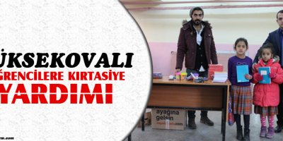 Yüksekovalı öğrencilere kırtasiye yardımı