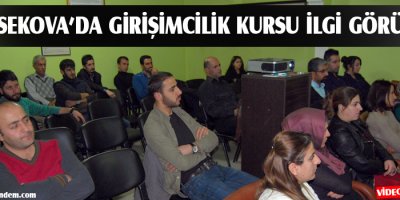 Yüksekova'da Girişimcilik Kursu İlgi Görüyor