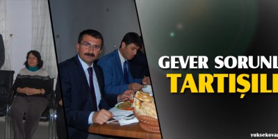Yüksekova Sorunları Tartışıldı