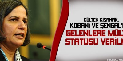 Kışanak: Kobani ve Şengalden gelenlere mülteci statüsü verilmeli