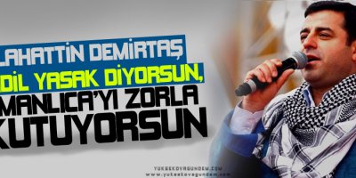 Anadil yasak diyorsun, Osmanlıcayı zorla okutuyorsun