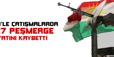 IŞİDle çatışmalarda 727 Peşmerge hayatını kaybetti