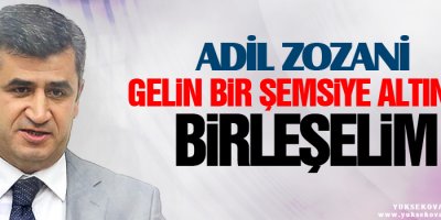 Gelin bir şemsiye altında birleşelim