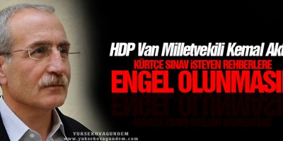 Aktaş: Kürtçe sınav isteyen rehberlere engel olunmasın