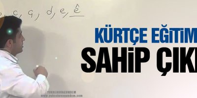 Kürtçe eğitime sahip çıkın!