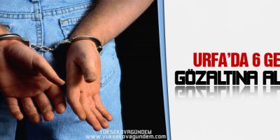 Birecikte 6 genç gözaltına alındı