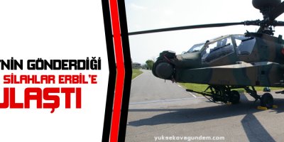 ABDnin gönderdiği ağır silahlar Erbile ulaştı