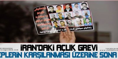 İrandaki açlık grevi sona erdi