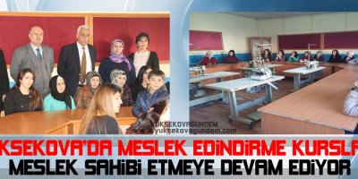 Yüksekova'da Modelist Kursu