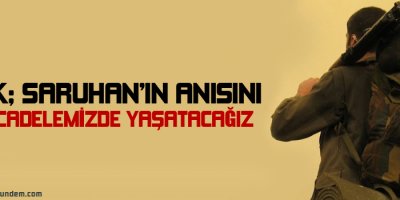 KCK: Saruhanın anısını mücadelemizde yaşatacağız