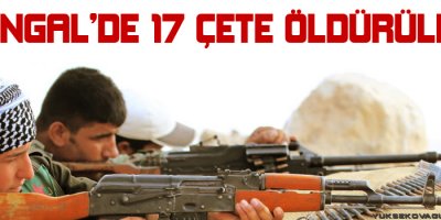 Şengalde 17 çete öldürüldü