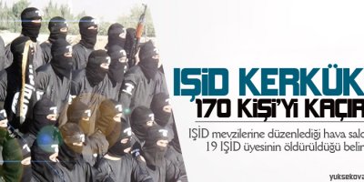 IŞİD Kerkükte 170 kişiyi kaçırdı