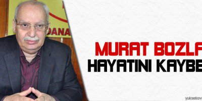 HDP Milletvekili Murat Bozlak hayatını kaybetti