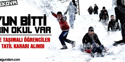 Bu Sefer'de Eğitime Tipi Engeli