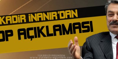 Kadir İnanırdan HDP açıklaması