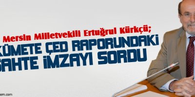 Kürkçü, hükümete ÇED raporundaki sahte imzayı sordu