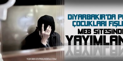 Diyarbakırda polis çocukları fişledi