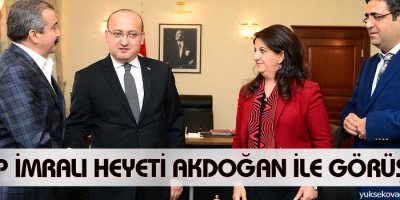 HDP Heyeti, Akdoğan ile görüştü
