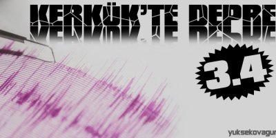 Kerkük 3.4 ile sallandı