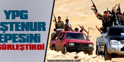 Miştenur Tepesinin bir kısmı YPG kontrolünde