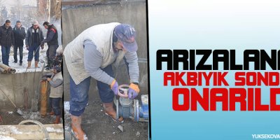 Arızalanan Akbıyık Sondajı Onarıldı