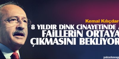 8 yıldır Dink cinayetinde asıl faillerin ortaya çıkmasını bekliyoruz