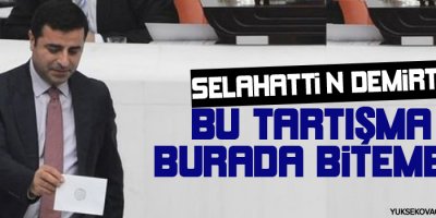 Demirtaş: Sistem yolsuzlukları örttü ama bu tartışma burada bitmez