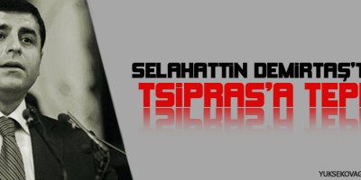 Demirtaştan Tsiprasa tebrik