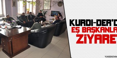 KURDİ-DER'den Eş Başkanlara Ziyaret