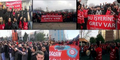 Metal işçileri grevde